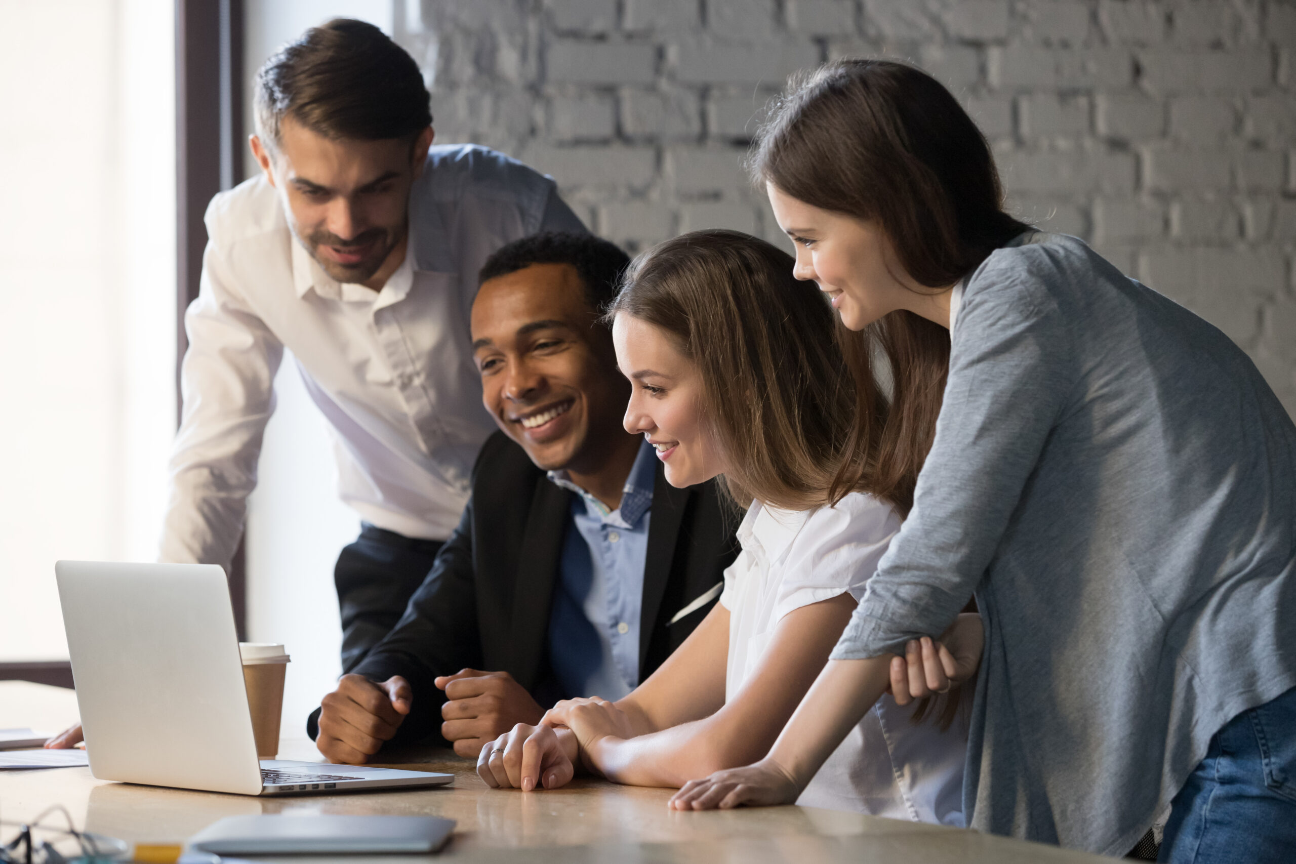 group of people under a sales internship program